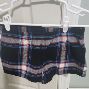 Plaid Patterned Shorts
